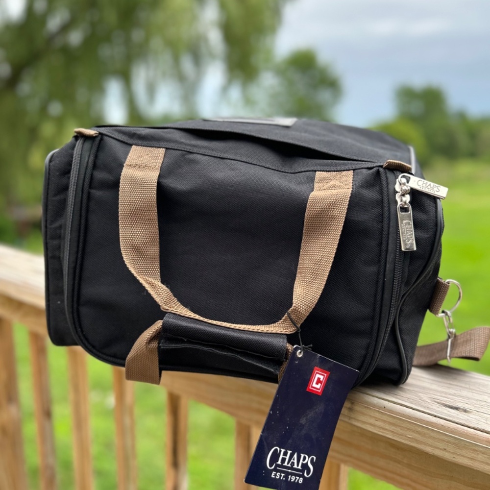 🌻NWT!! Chaps Carry On Deluxe Vacation Trip Satchel - Picture 9 of 13
